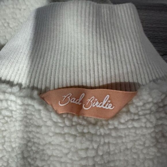 Bad Birdie Women’s The Cozy Jacket - White Onyx Size Large Nwt - Picture 4 of 10